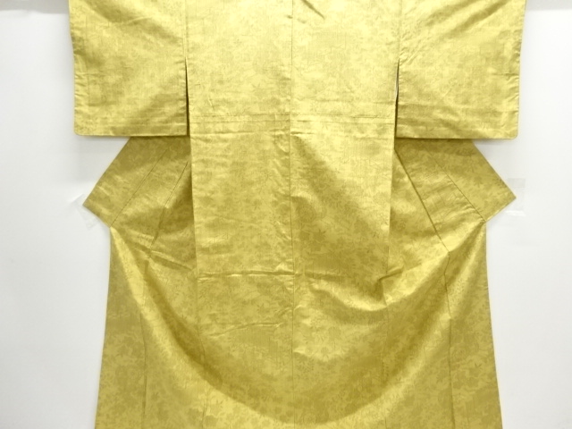 花車模様織り出し手織り紬着物